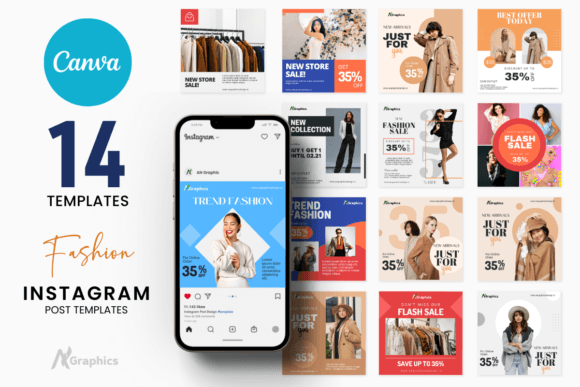 Download 14 New Fashion Instagram Post Templates - Instagram post Collection