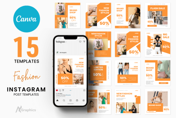 Download 15 New Fashion Instagram Post Templates - Instagram post Collection