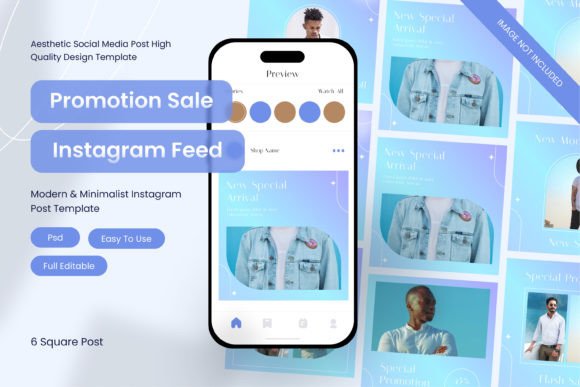 Download Set Instagram Post Bundle Figma Template - Instagram post Collection