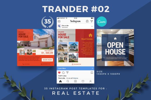 Download Trander Two - Instagram Post Templates - Instagram post Collection