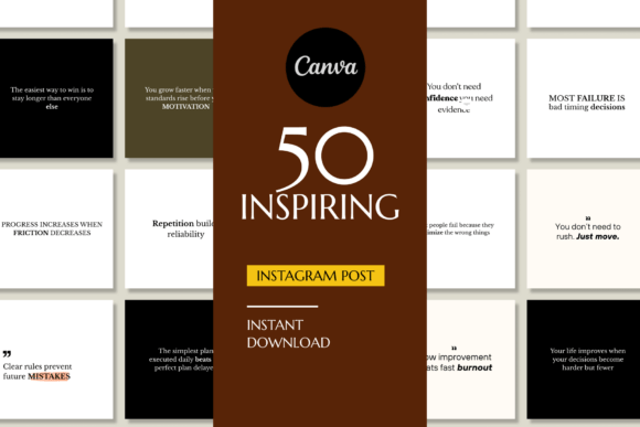 Download POSITIVE 50 INSTAGRAM POST TEMPLATE - Instagram post Collection