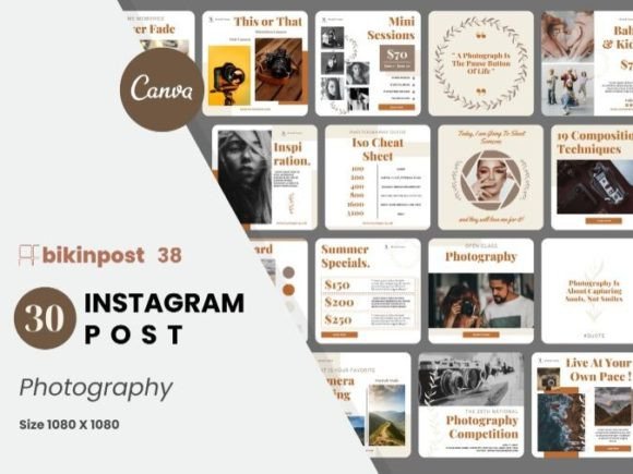 Download Photography Canva Instagram Post Templat - Instagram post Collection