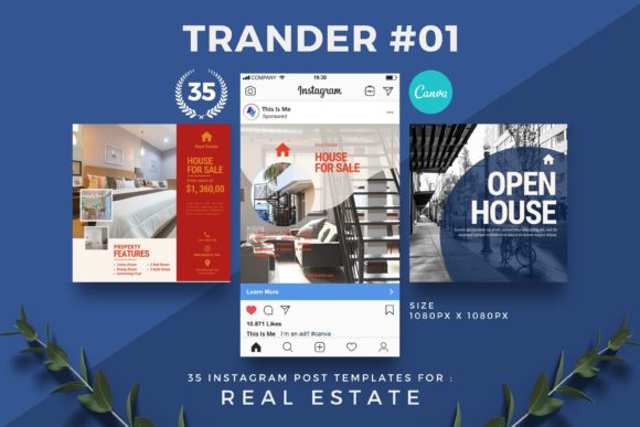 Download Trander One - Instagram Post Templates - Instagram post Collection