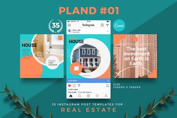 Download Pland One - Instagram Post Templates - Instagram post Collection