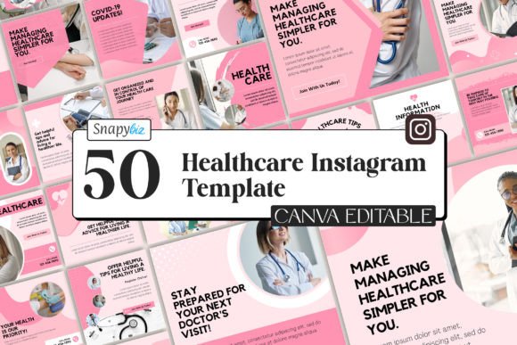 Download Healthcare Instagram Canva Templates - Canva templates Collection