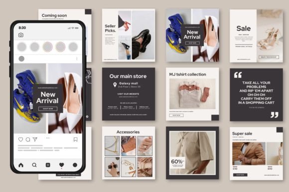 Download Clothing Fashion Instagram Post Template - Instagram post Collection
