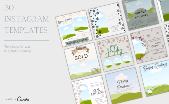 Download 30 Real Estate Christmas Instagram Post - Instagram post Collection