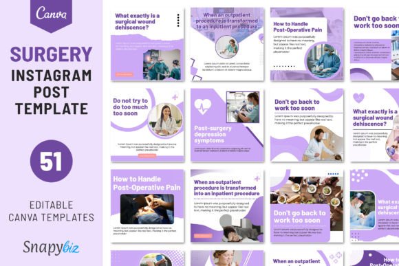 Download Post Surgery Instagram Post Template - Instagram post Collection