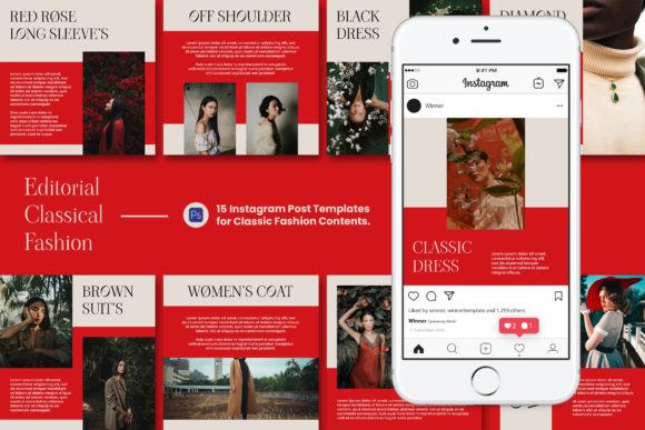 Download Editorial Fashion Instagram Post - Instagram post Collection