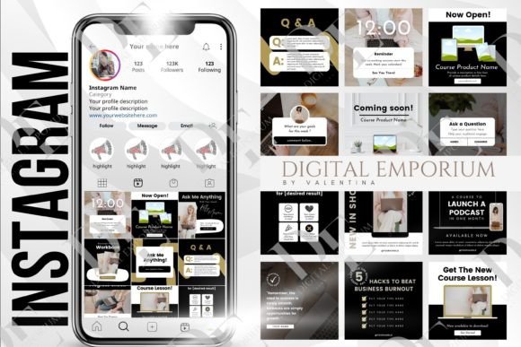 Download 45 Editable Instagram Canva Templates - Canva templates Collection