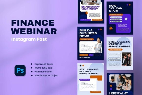 Download Finance Webinar Instagram Post - Instagram post Collection