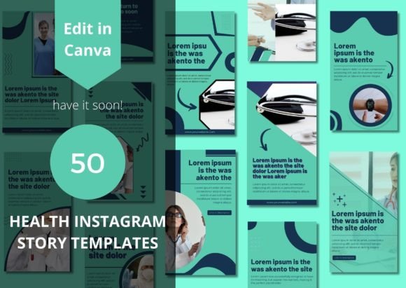 Download Health Story Canva Templates - Canva templates Collection