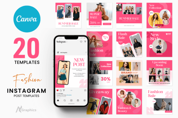 Download 20 Fashion Instagram Post Templates - Instagram post Collection