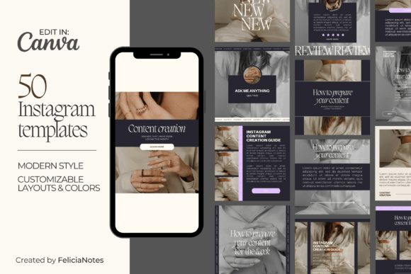 Download Dark Modern Instagram Post Template - Instagram post Collection